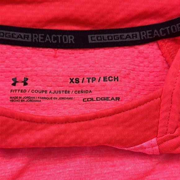 Under Armour Coldgear Reactor Long Sleeve Athletic Running Top Size XS EUC - Picture 6 of 7